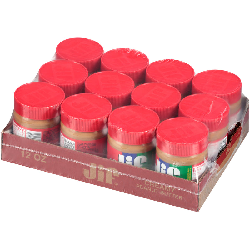 Creamy Peanut Butter 12 Ounce Size - 12 Per Case.