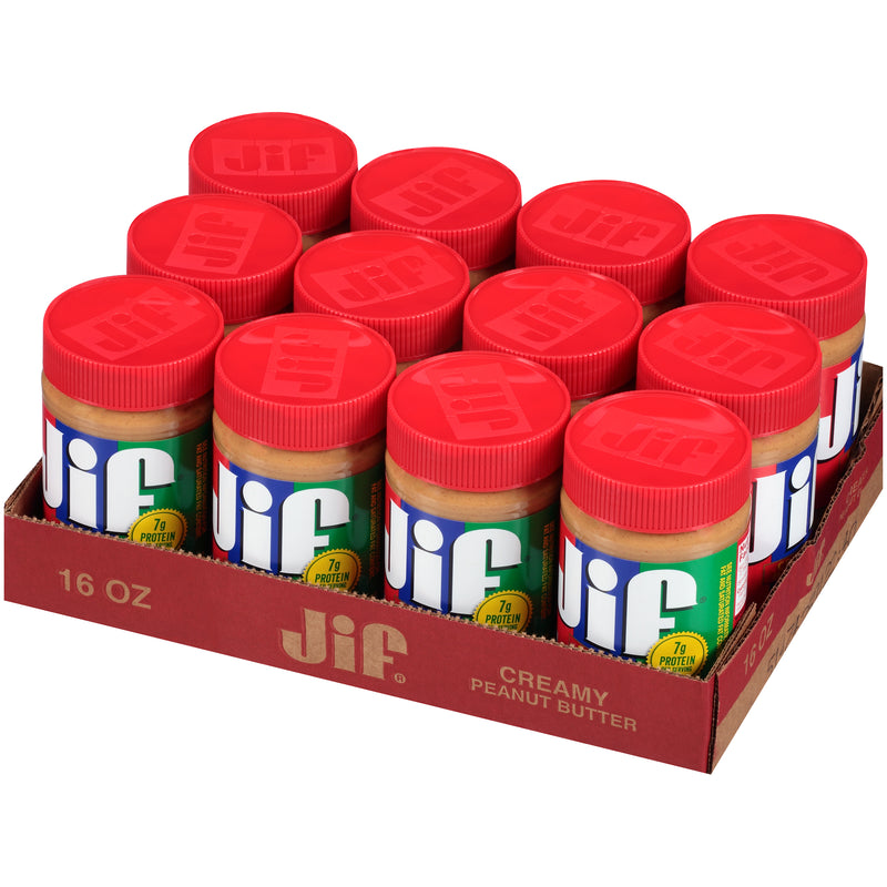 Peanut Butter Creamy 16 Ounce Size - 12 Per Case.