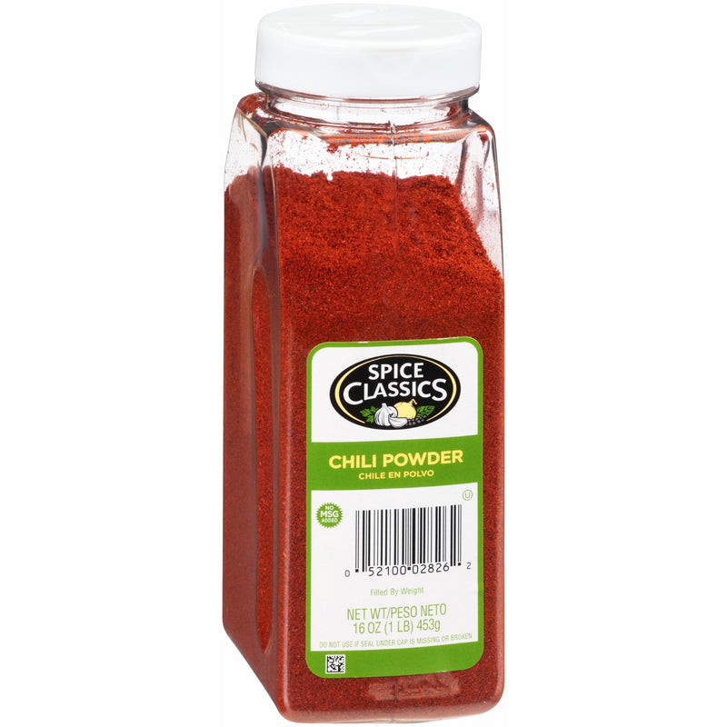 Spice Classics Chili Powder 16 Ounce Size - 6 Per Case.