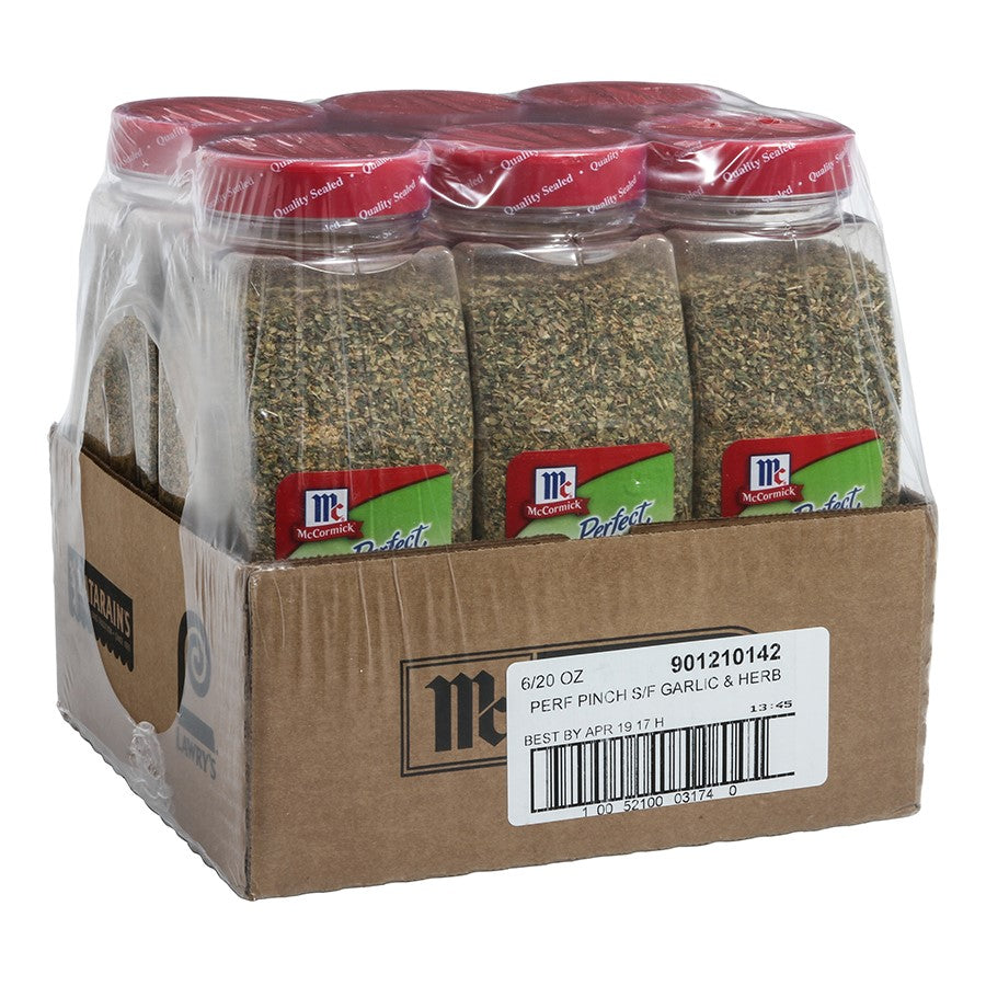 Mccormick Sf Garlic & Herb 20 Ounce Size - 6 Per Case.