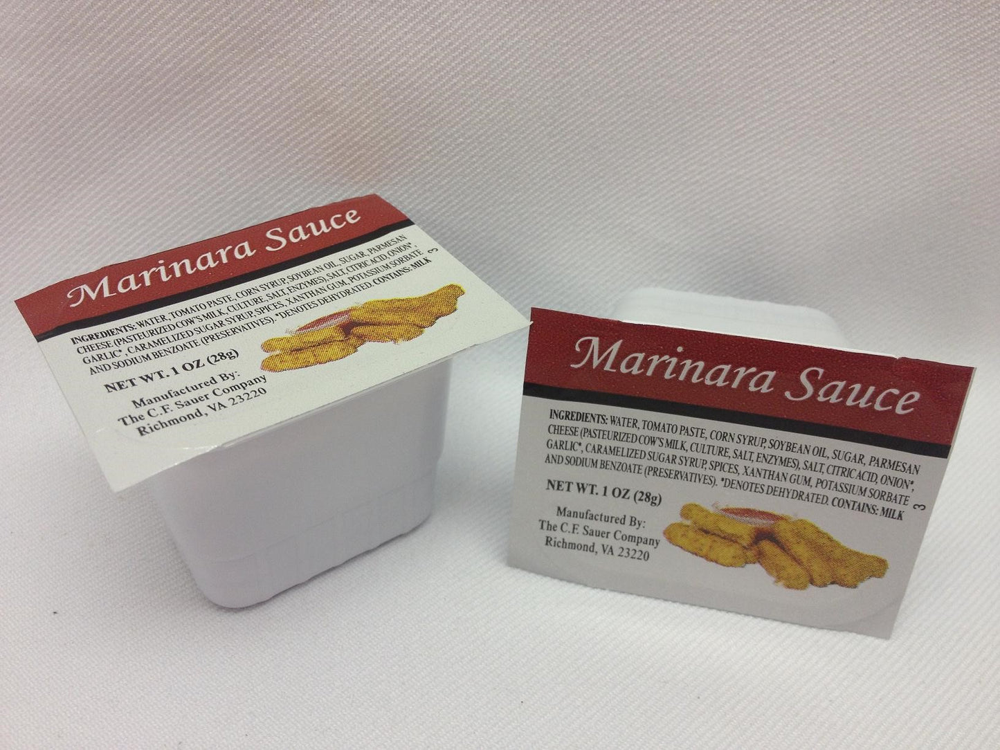 Sauce Marinara 1 Ounce Size - 100 Per Case.