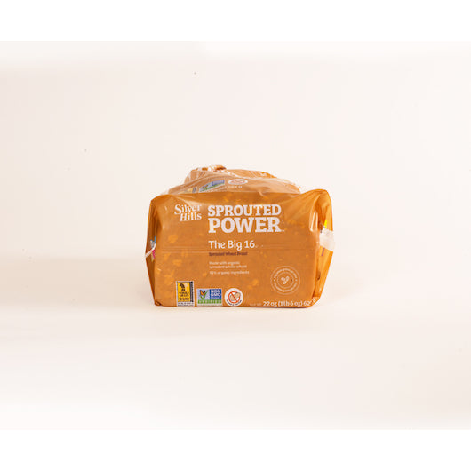 Silver Hills Bakery Sprouted Grain Bread The Big 16, 22 Ounces, 8 per case