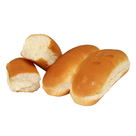 6" Hot Dog Rolls 8 Count Packs - 12 Per Case.