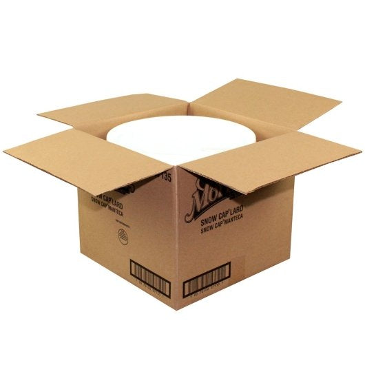 John Morrell Snow Cap Lard 25 Pound Each - 1 Per Case.