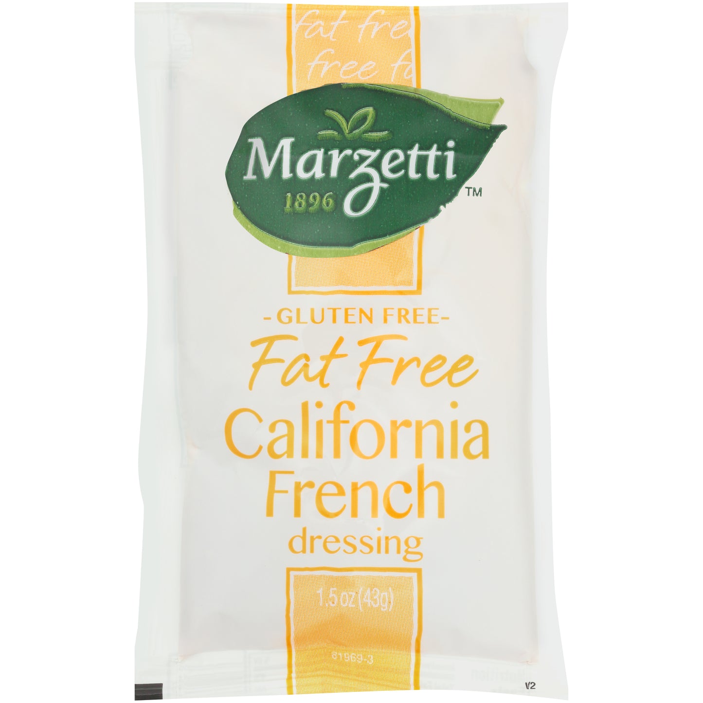 Fate Free California French Style Dressing 1.5 Ounce Size - 60 Per Case.