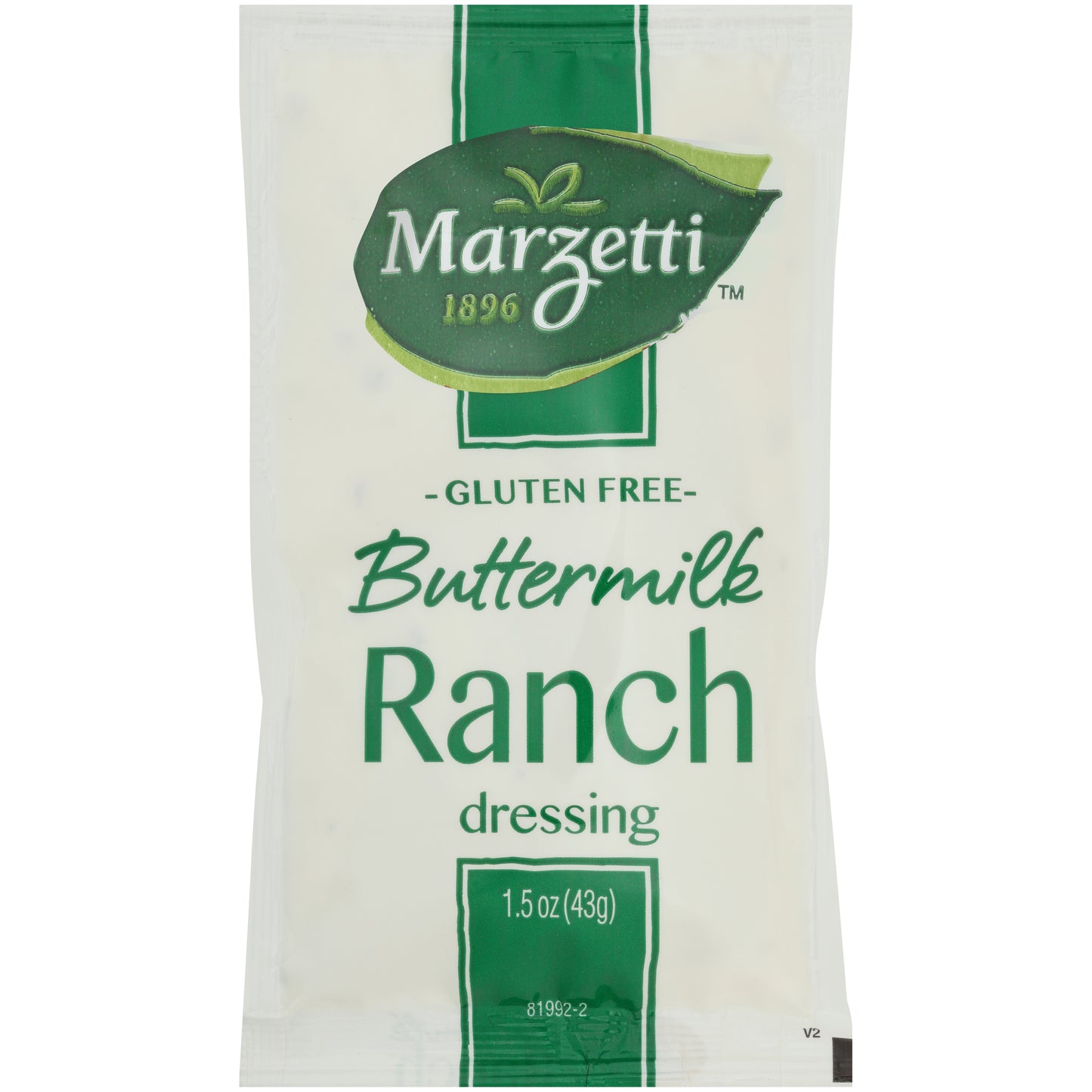 Marzetti Buttermilk Ranch Dressing Single Serve 1.5 Ounce Size - 120 Per Case.