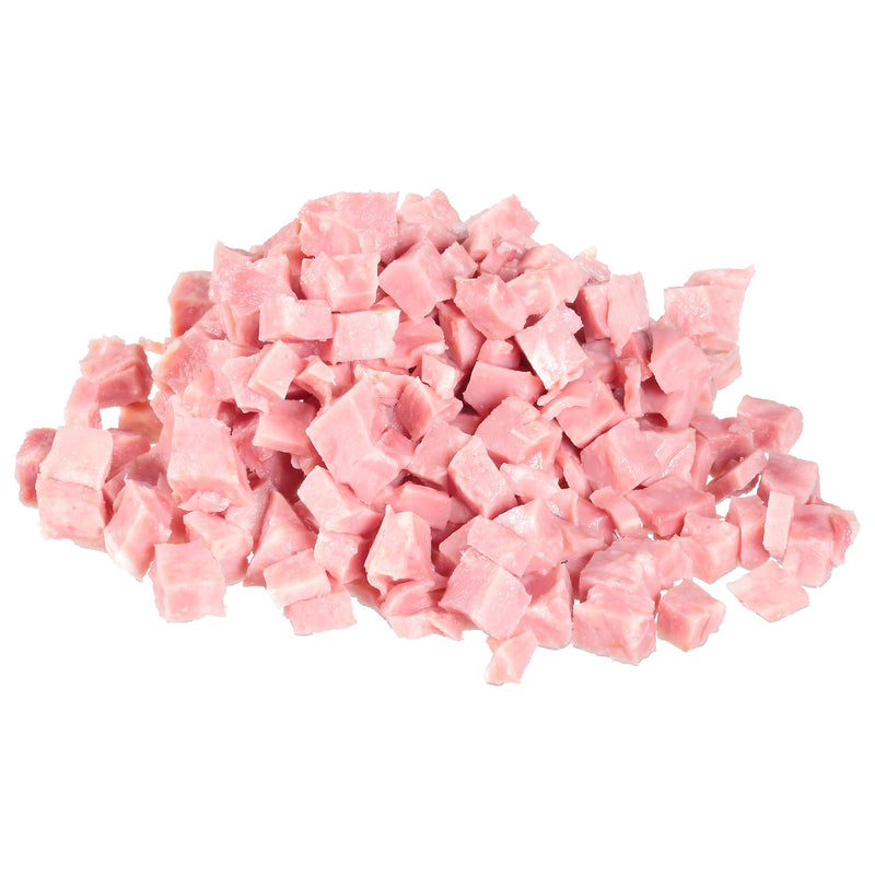 Ham Smoked Diced Cubes Water Added 2" 5 Pound Each - 2 Per Case.