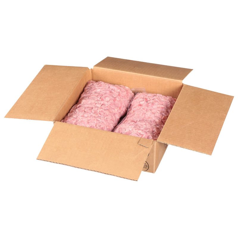 Ham Smoked Diced Cubes Water Added 2" 5 Pound Each - 2 Per Case.