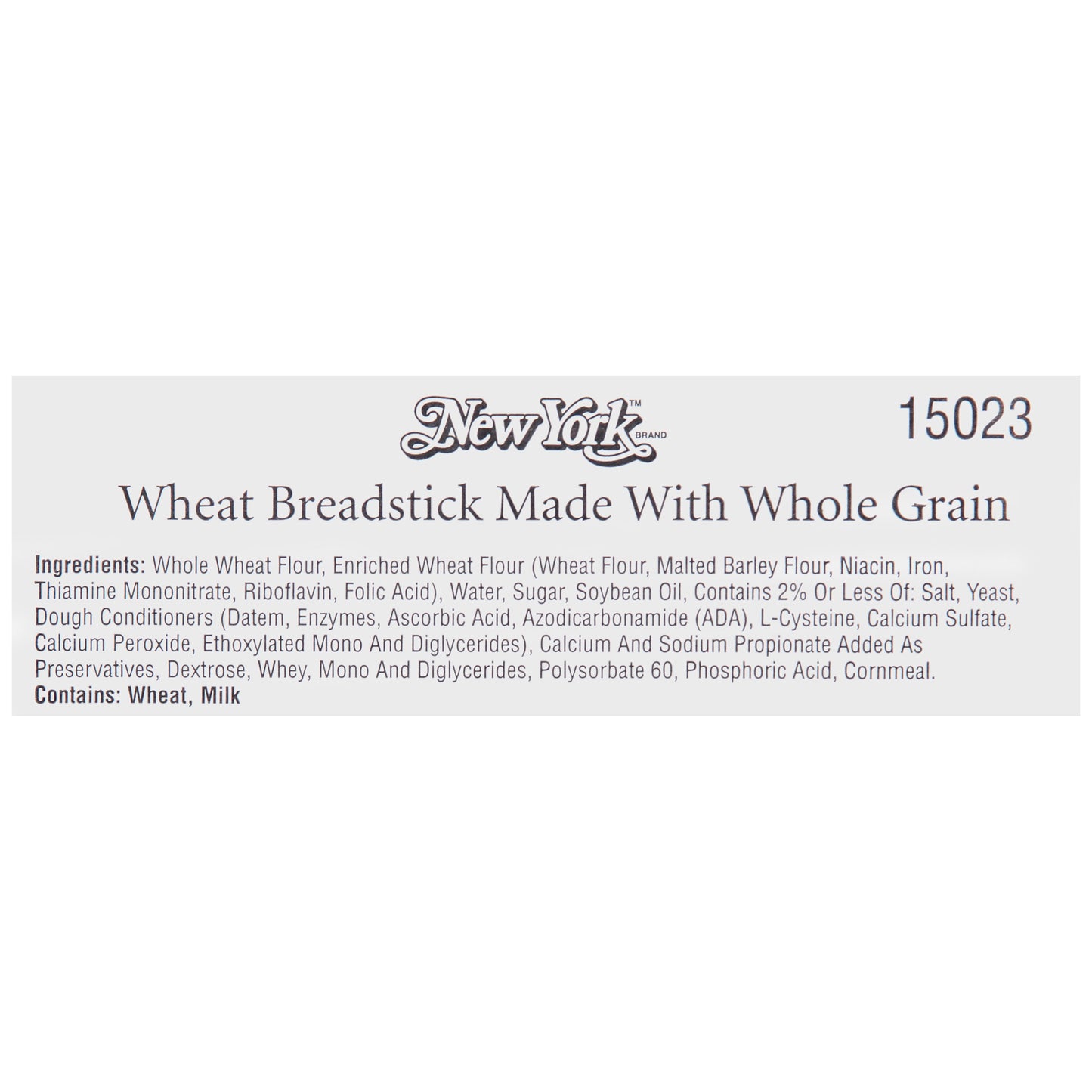 New York Bakery Wheat Garlic Breadstick With Whole Grain 12 Pound Each - 1 Per Case.