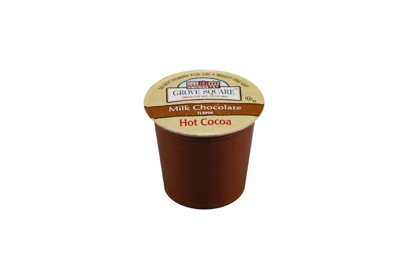 Grove Square Single Cup Milk Chocolate Hot Cocoa 12.7 Ounce Size - 4 Per Case.