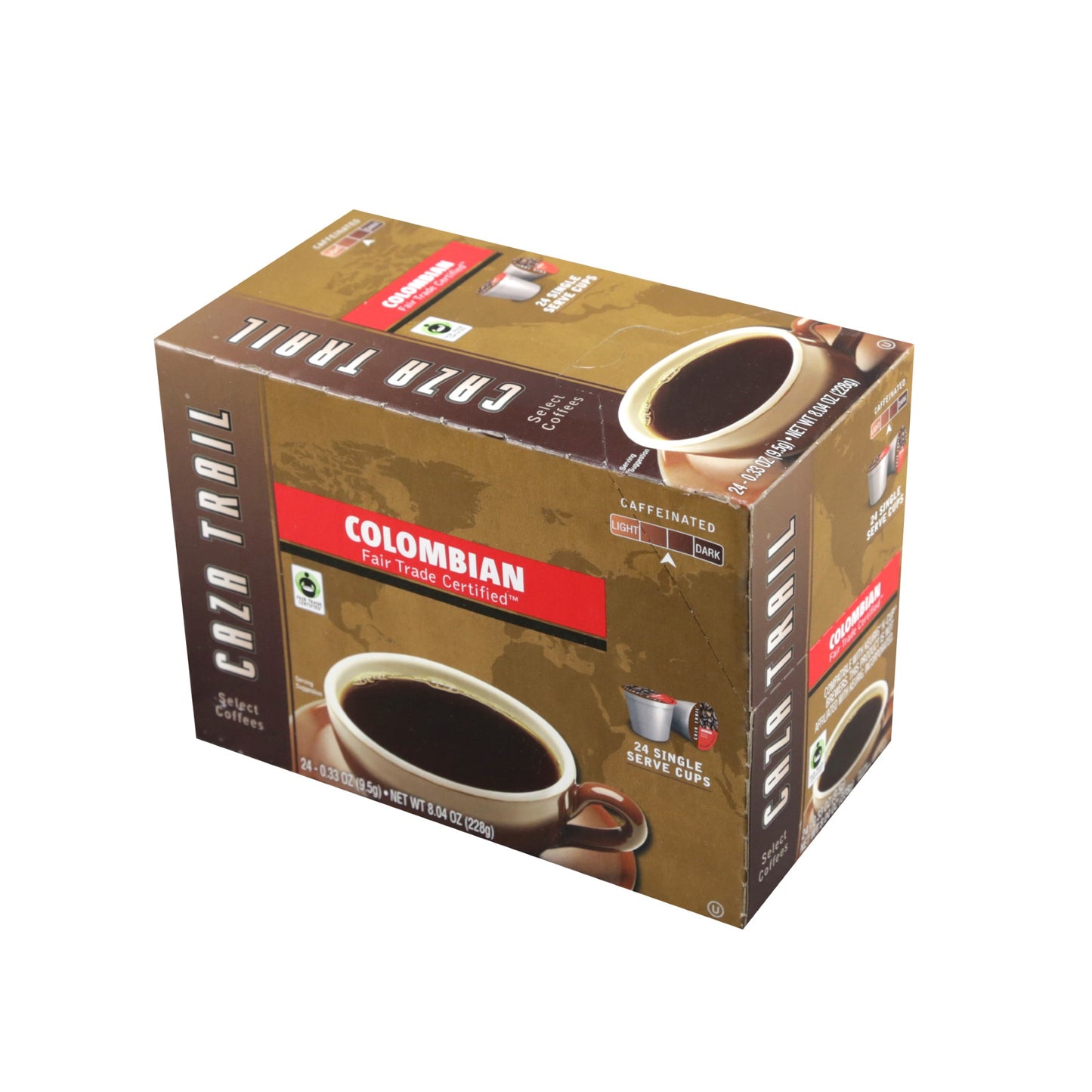 Caza Trail Colombian Coffee 24 Each - 4 Per Case.