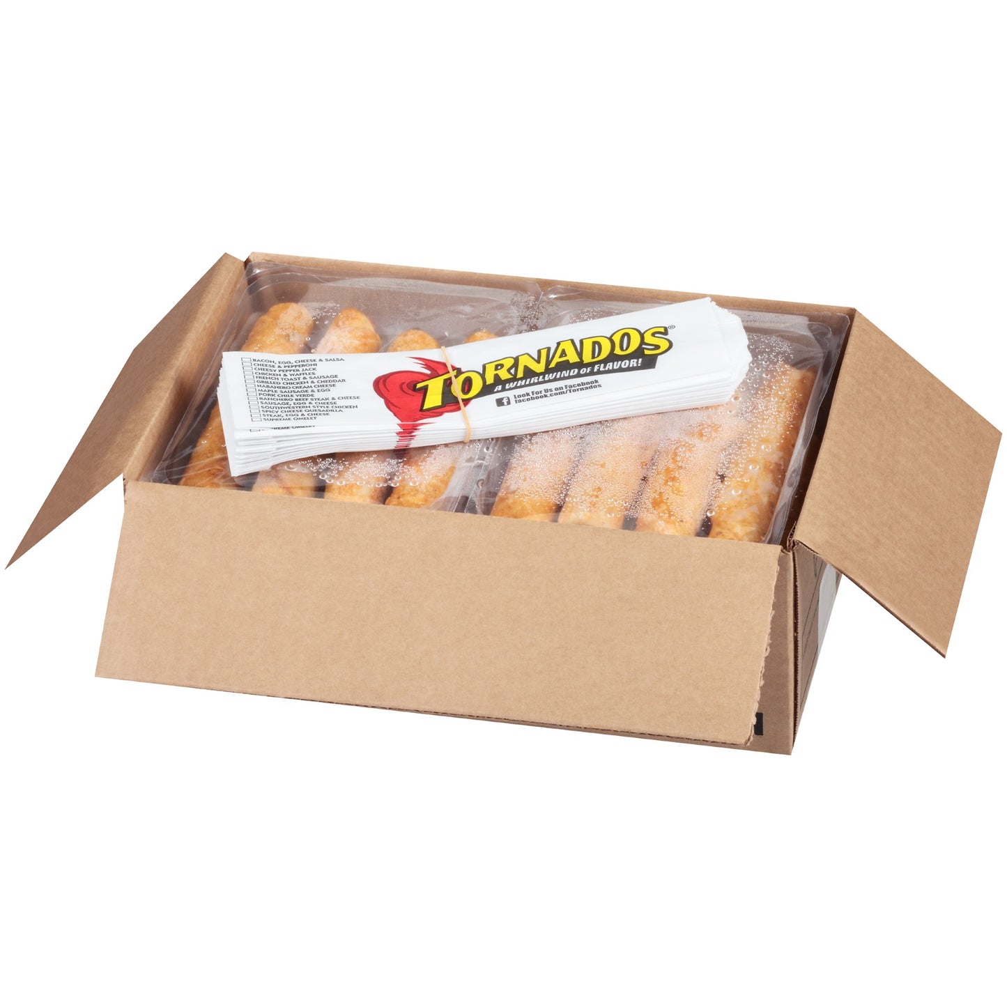 Tornado El Monterey Sausage & Egg Cheese Tornados, 3 Ounces- 24 Per Case.