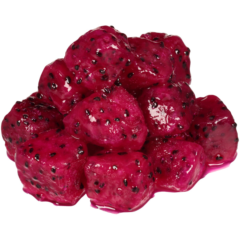 Dragon Fruit (Pitaya) Chunks IQF 30 Pound Each - 1 Per Case.