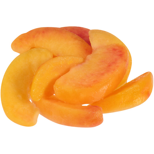 Peach Fr Reg Sliced IQF 30 Pound Each - 1 Per Case.