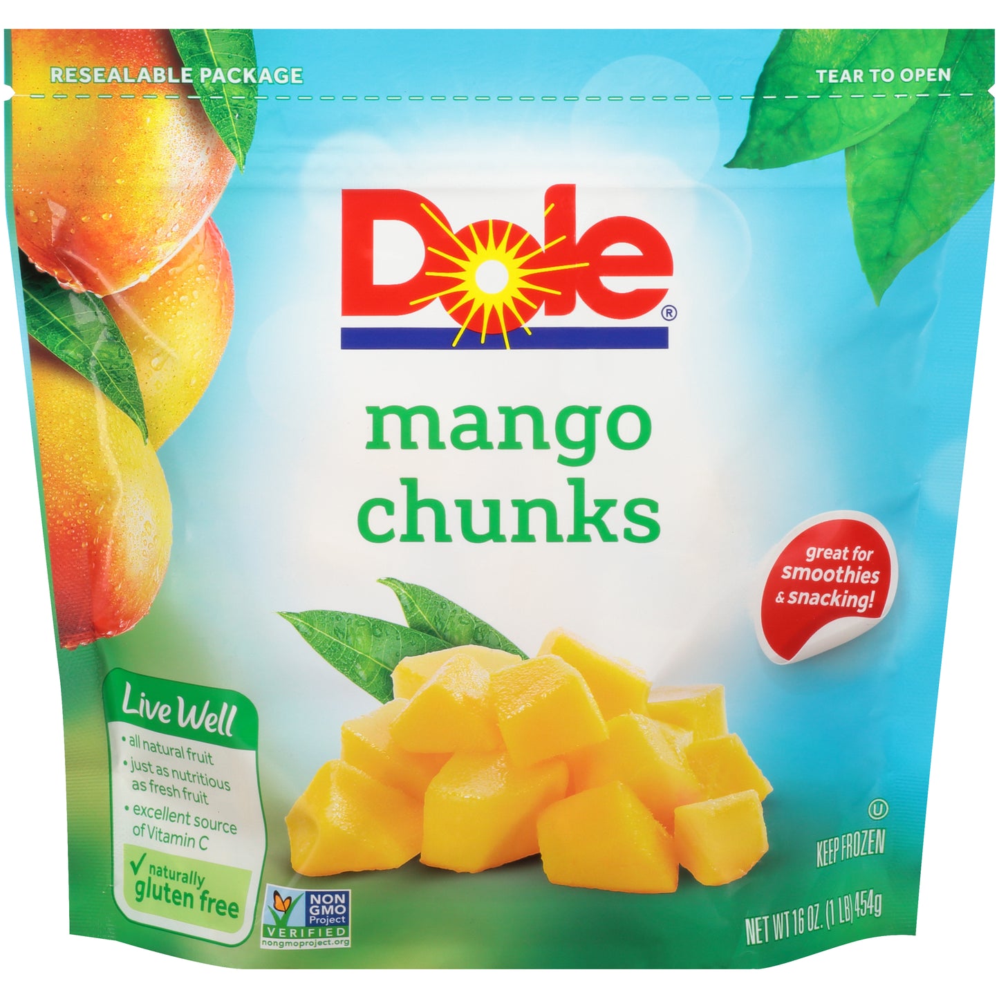 Mango Chks IQF Sub 16 Ounce Size - 8 Per Case.