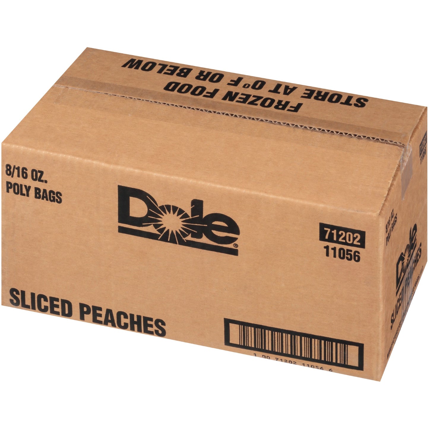 Peach Fr Slice Sub 1 Pound Each - 8 Per Case.