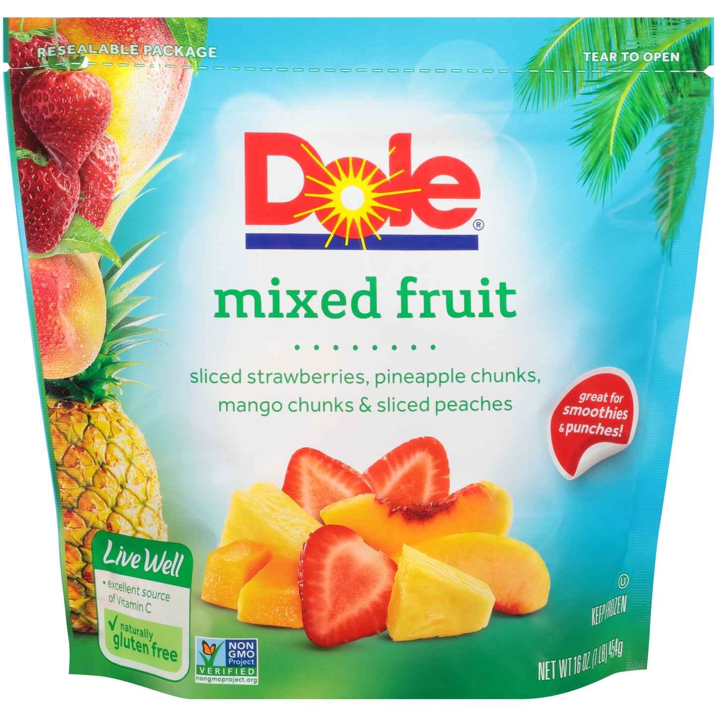 Mixed Fruit Su Bag 1 Pound Each - 8 Per Case.