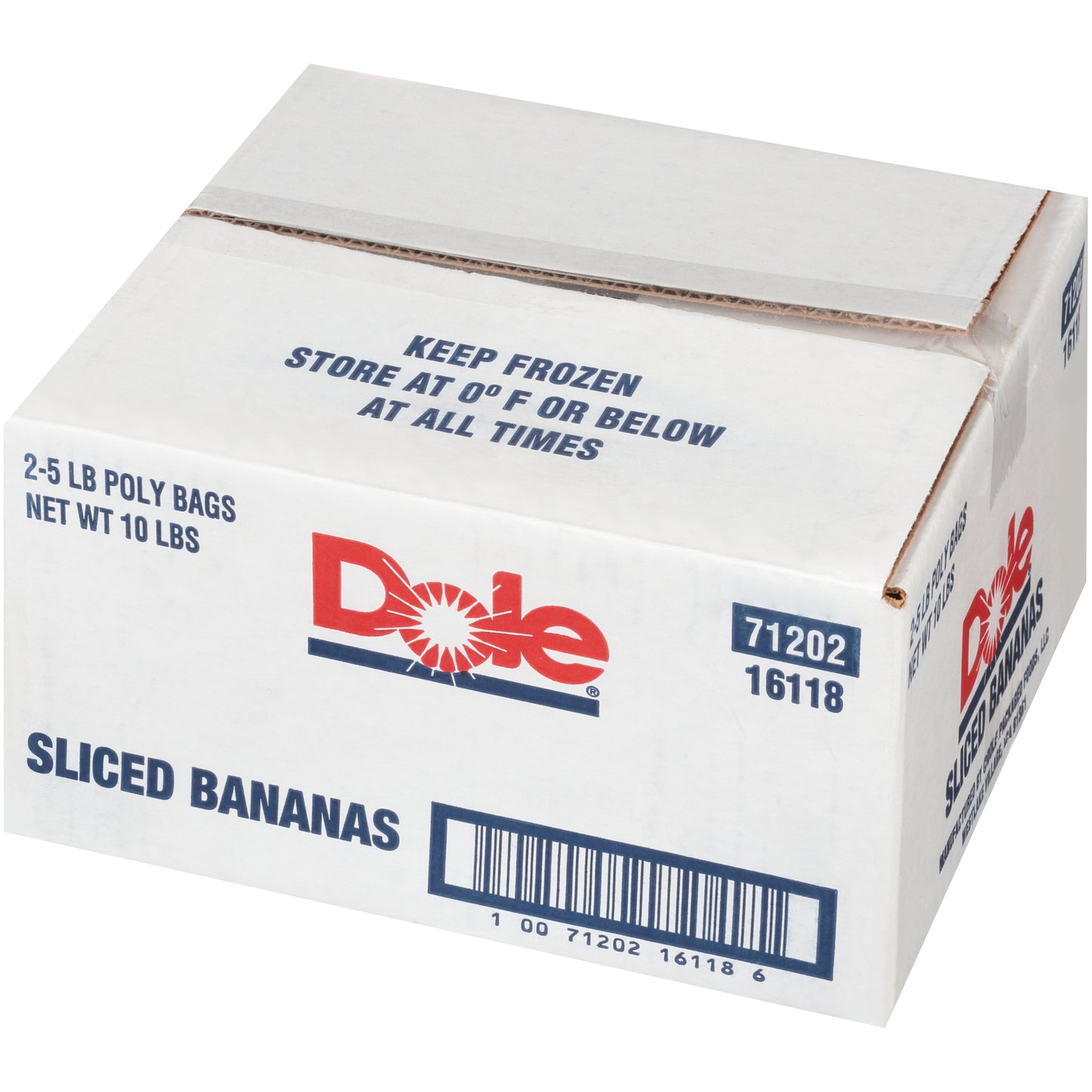 Banana IQF Chef Ready 5 Pound Each - 2 Per Case.