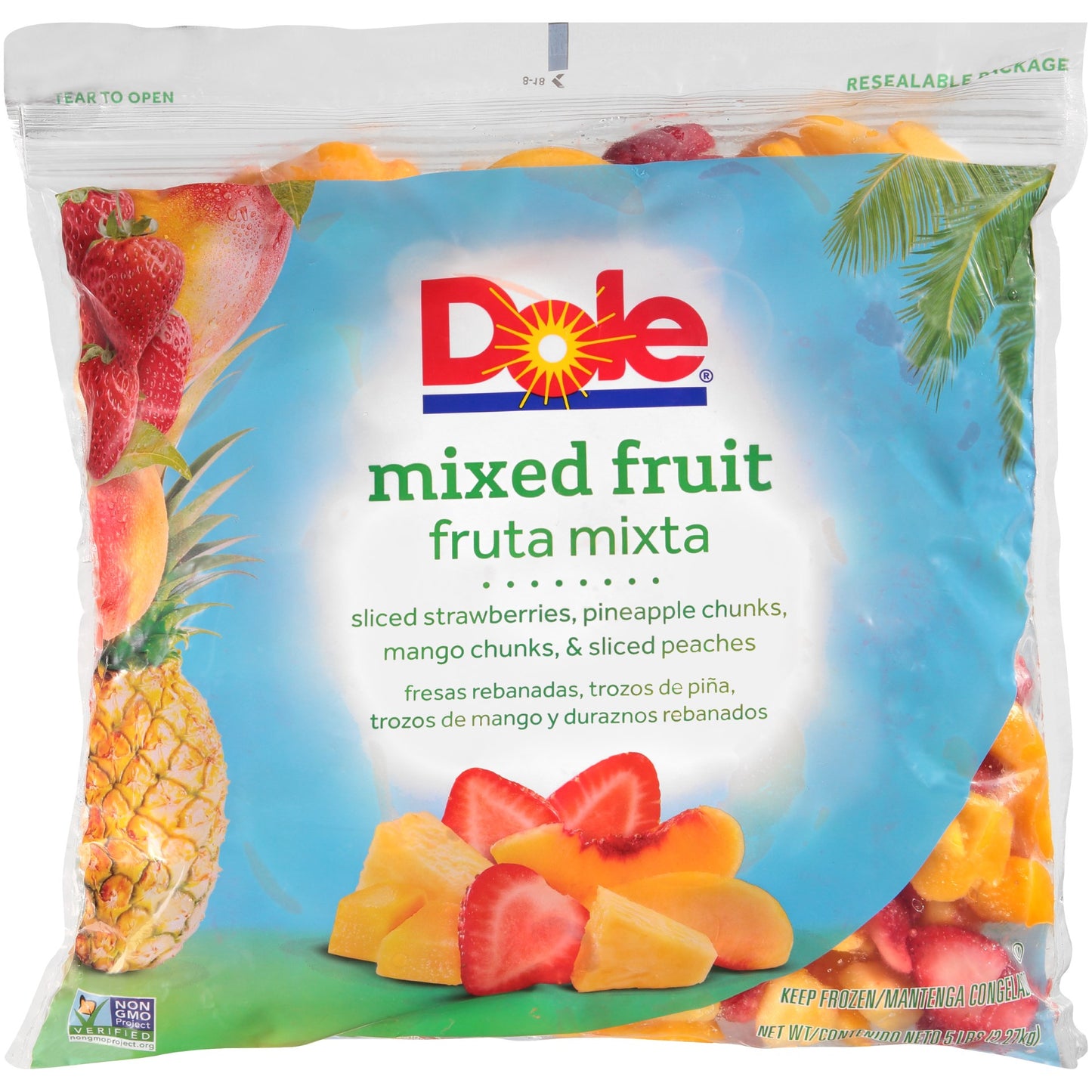 Mx Frt Deluxe Dole IQF 5 Pound Each - 2 Per Case.