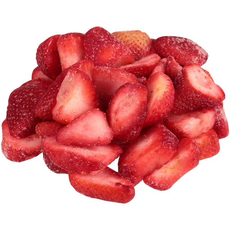 Strawberry Sliced Individual Quick Frozen 5 Pound Each - 2 Per Case.