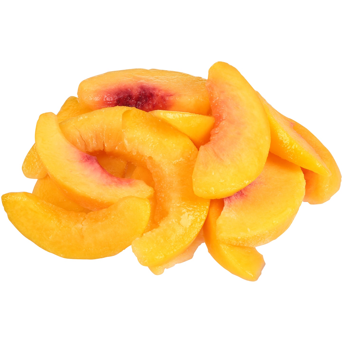 Peach Fr Slice IQF 5 Pound Each - 2 Per Case.