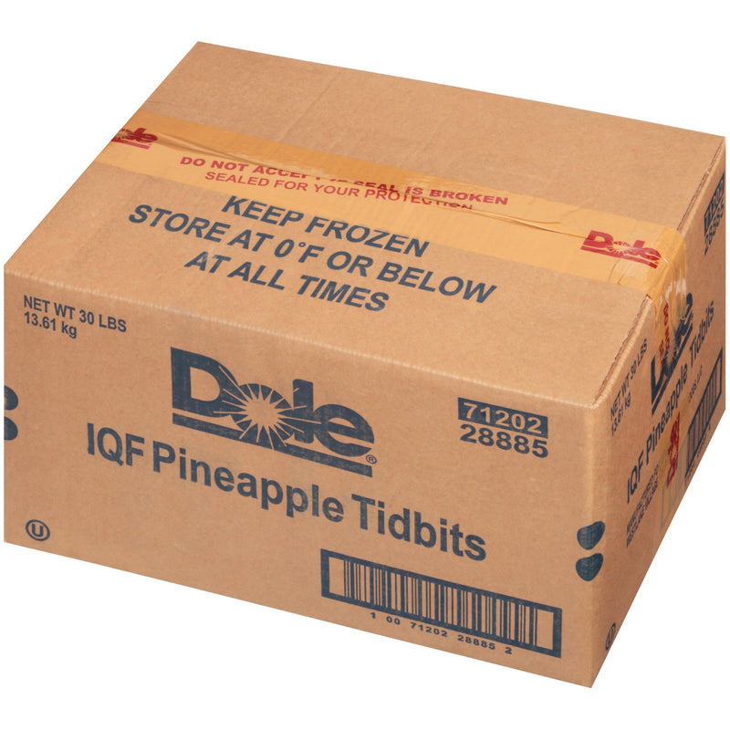 Pineapple Tidbits Mg IQF 30 Pound Each - 1 Per Case.