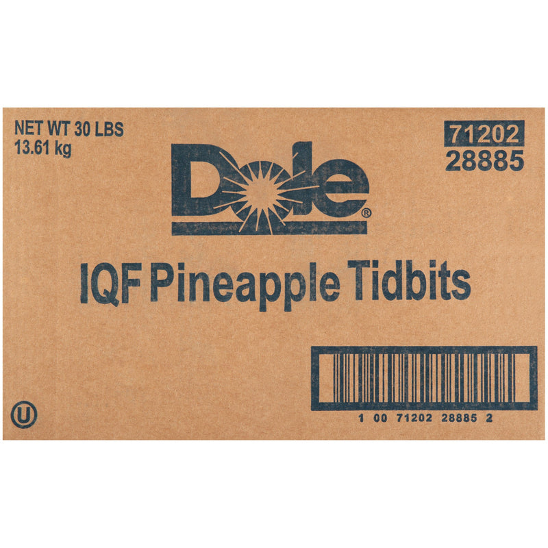 Pineapple Tidbits Mg IQF 30 Pound Each - 1 Per Case.