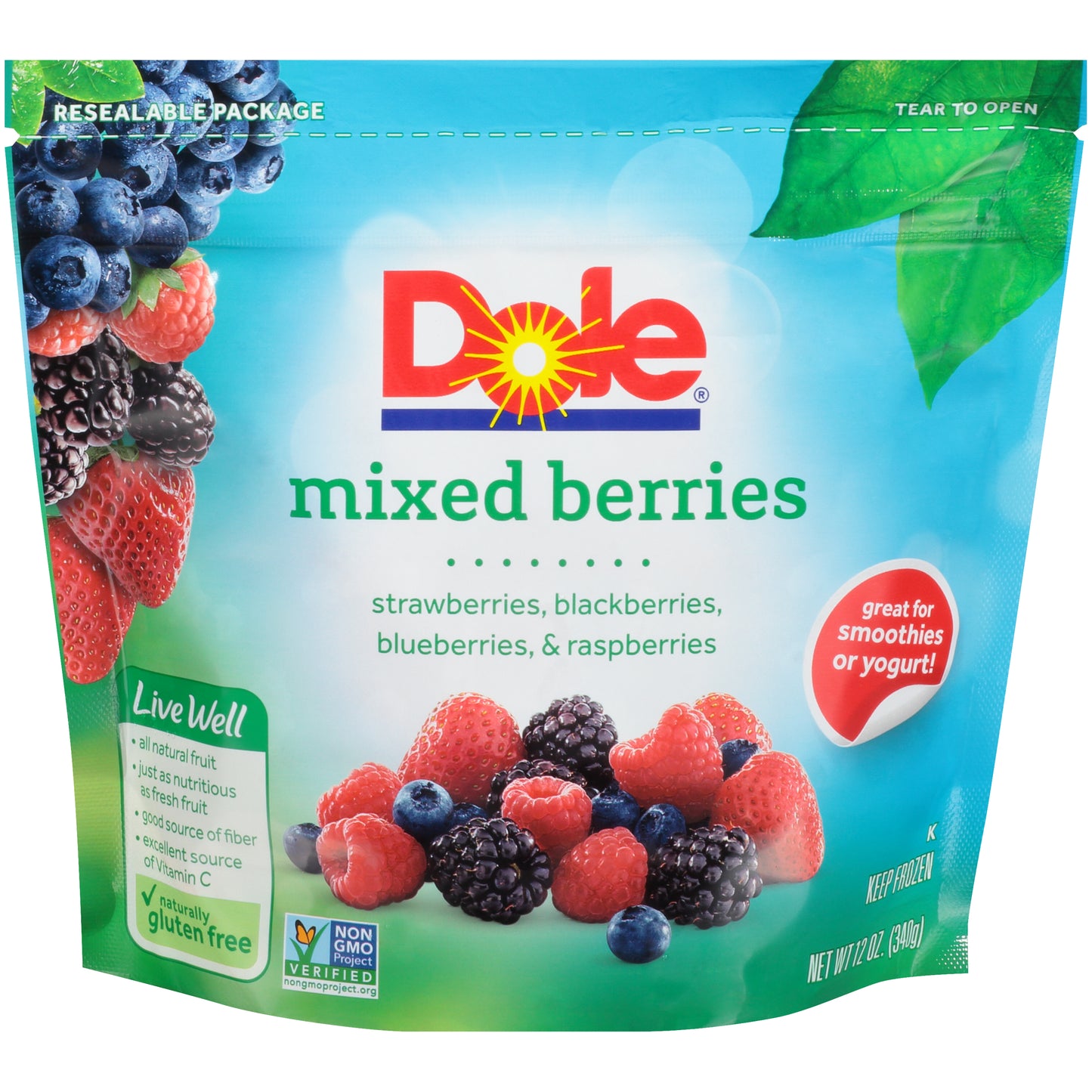 Mixed Berry Su Bag 12 Ounce Size - 8 Per Case.