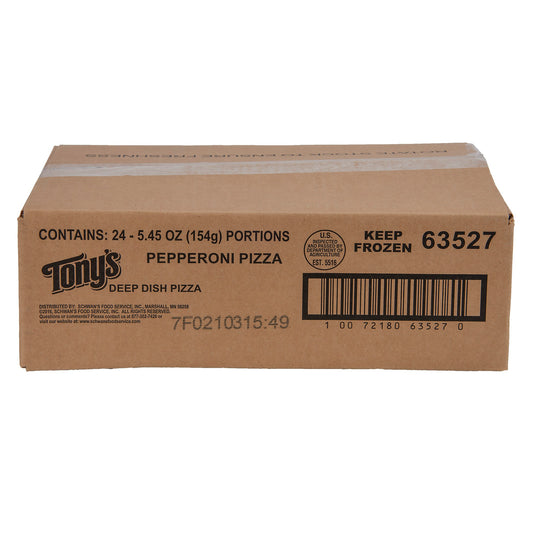 Sfs Tony's Deep Dish Pepperoni Pizza Iw5.45 Ounce Size - 24 Per Case.