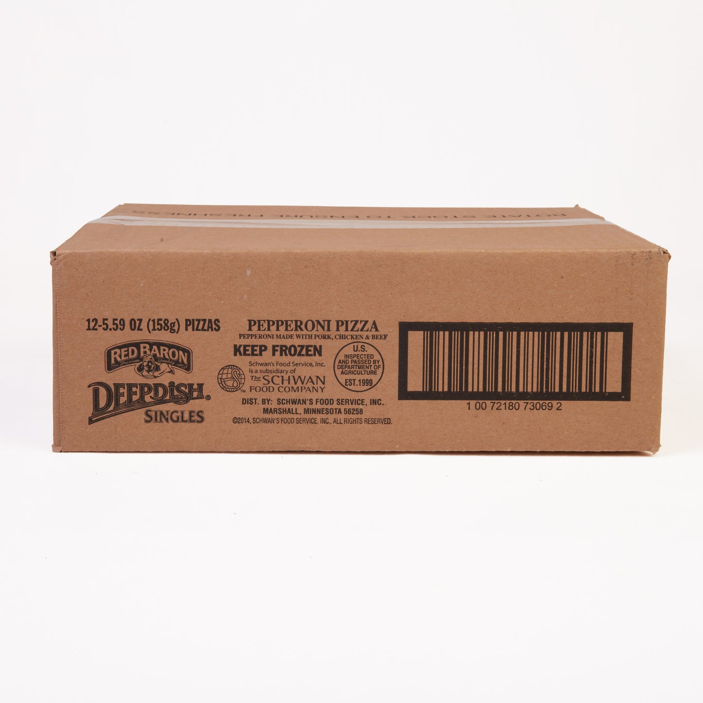 Sfs Red Baron Pepperoni Pizza Lbsiw5.59 Ounce Size - 12 Per Case.