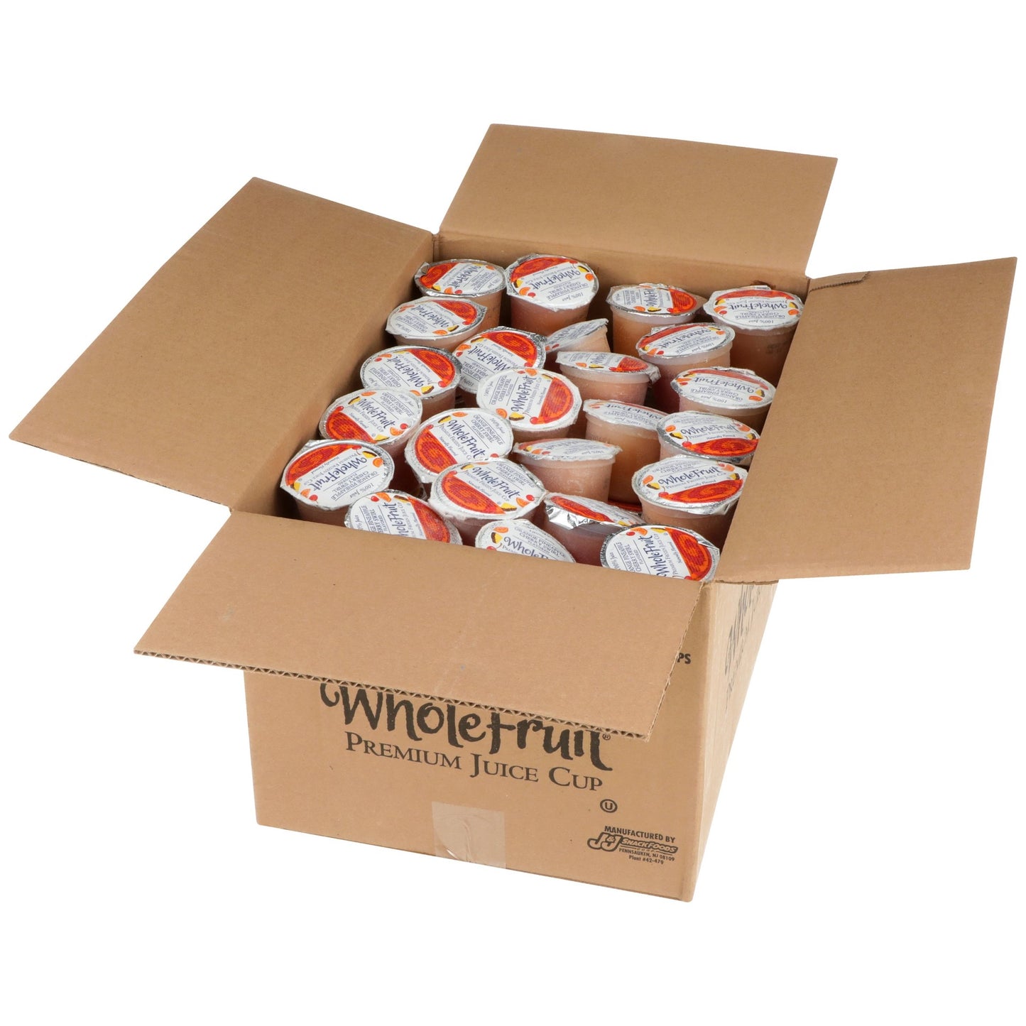 Whole Fruit Premium Orange Swirl Juice Cup, 4 Ounce Size - 96 Per Case.