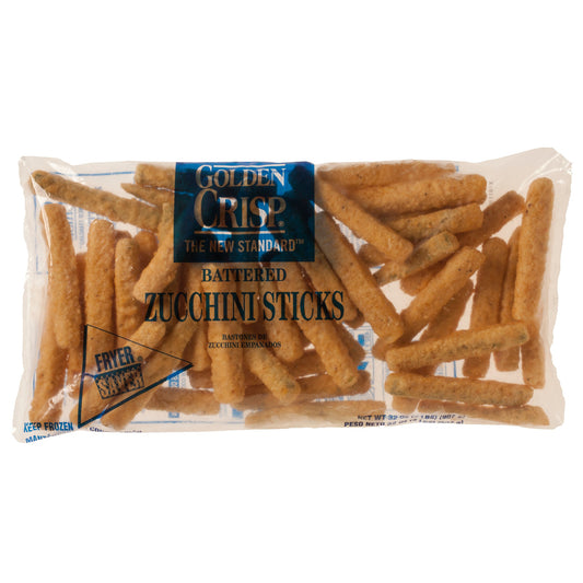 Fryersaver Battered Zucchini Sticks 32 Ounce Size - 6 Per Case.