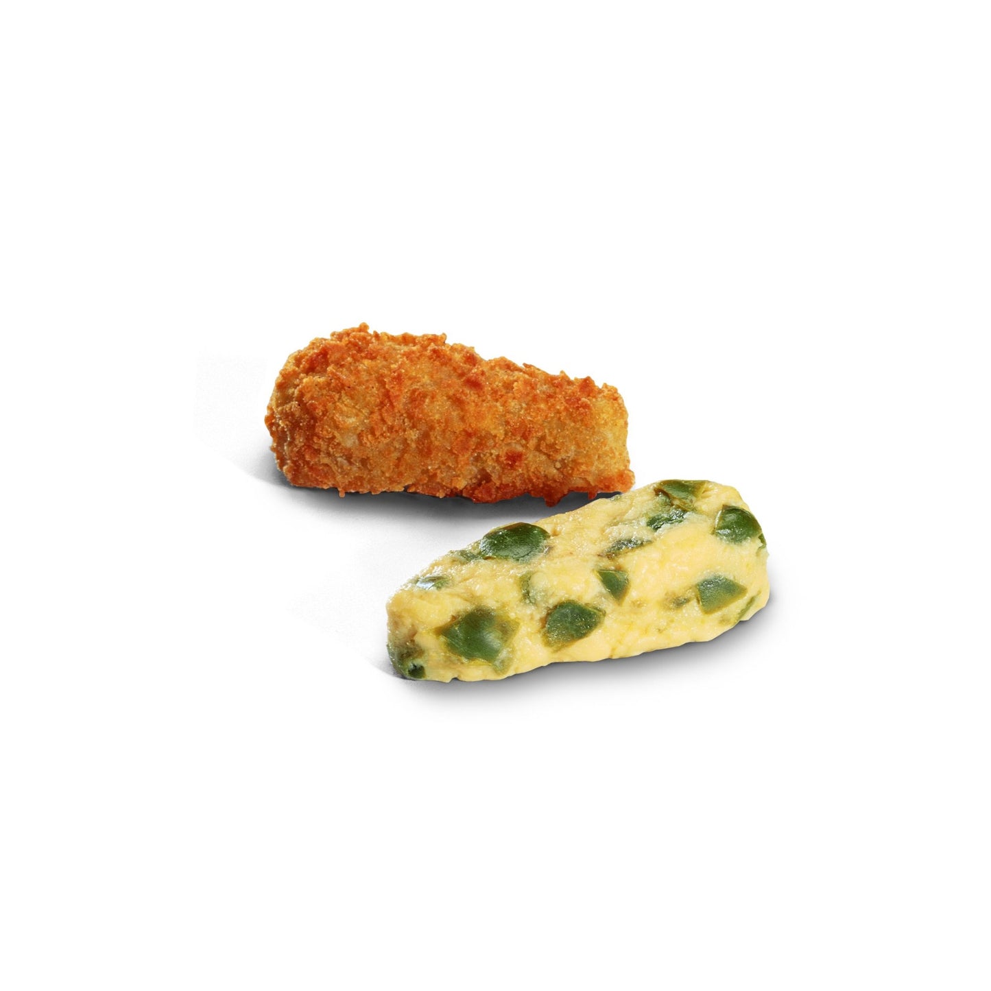 Breaded Cheddar Cheese & Jalapeno Popper Bites 2.5 Pound Each - 6 Per Case.