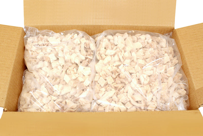 Perdue Fully Cooked 1/2 Inch Diced White and Dark Natural Portion Individually Frozen Chicken, 5 pounds - 2 Per Case.