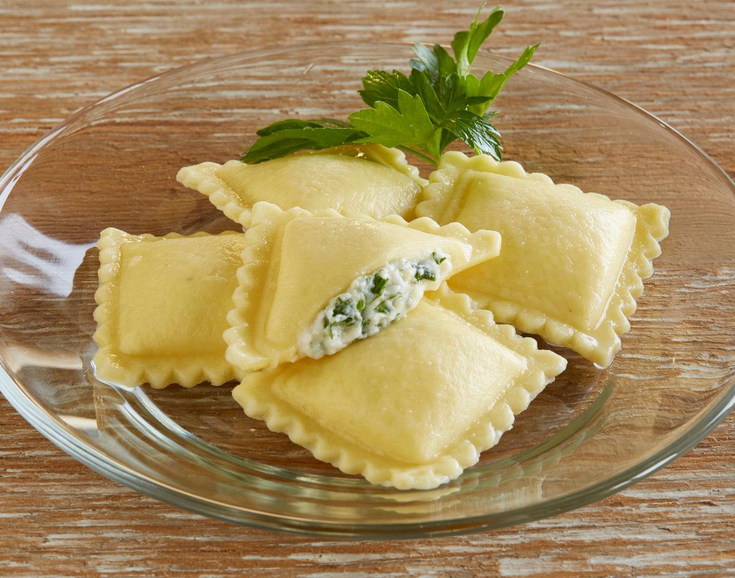 Bernardi Square Portobello Mushroom Ravioli Bags 5 Pound Each - 2 Per Case.