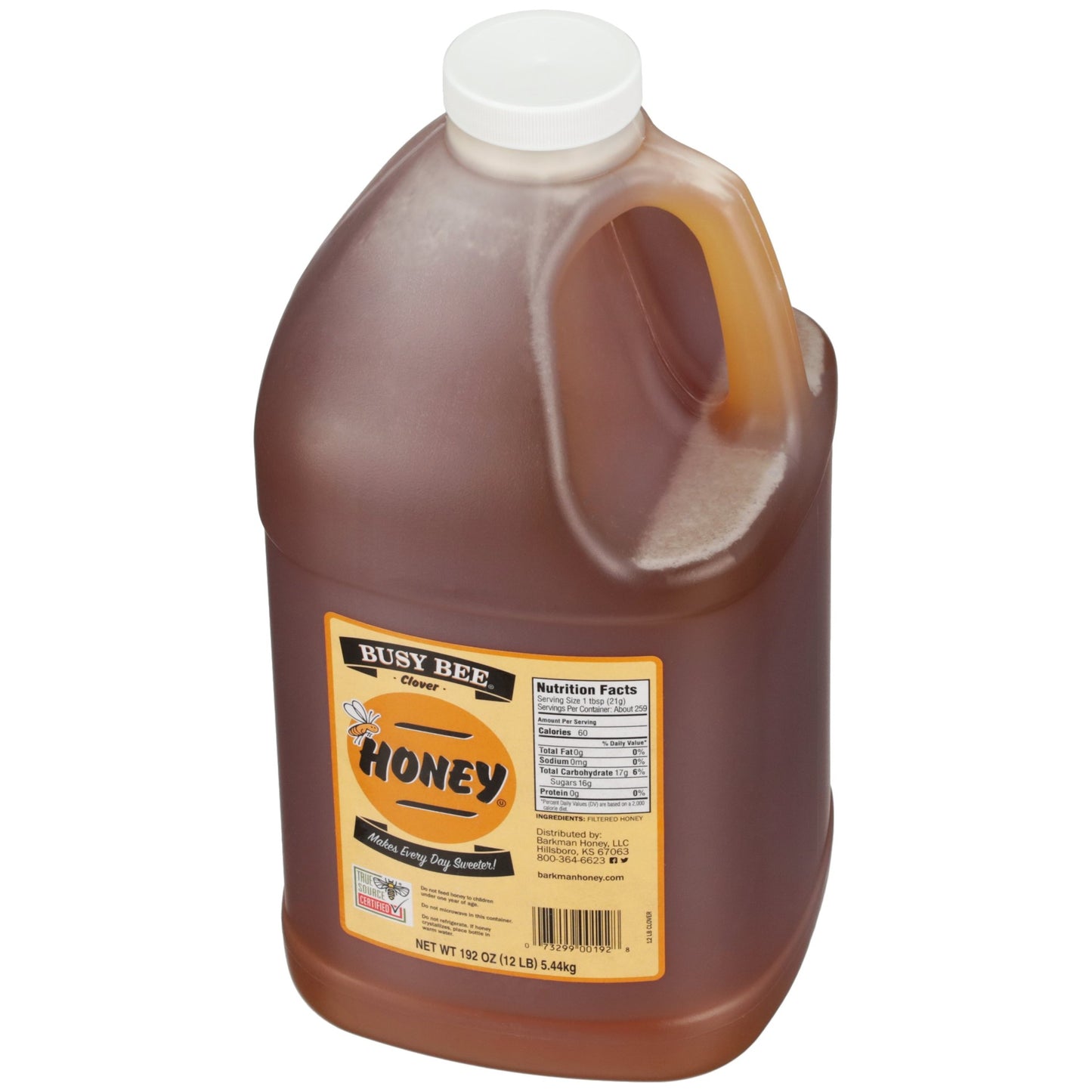 Busy Bee Honey Handle Jug 192 Ounce Size - 4 Per Case.