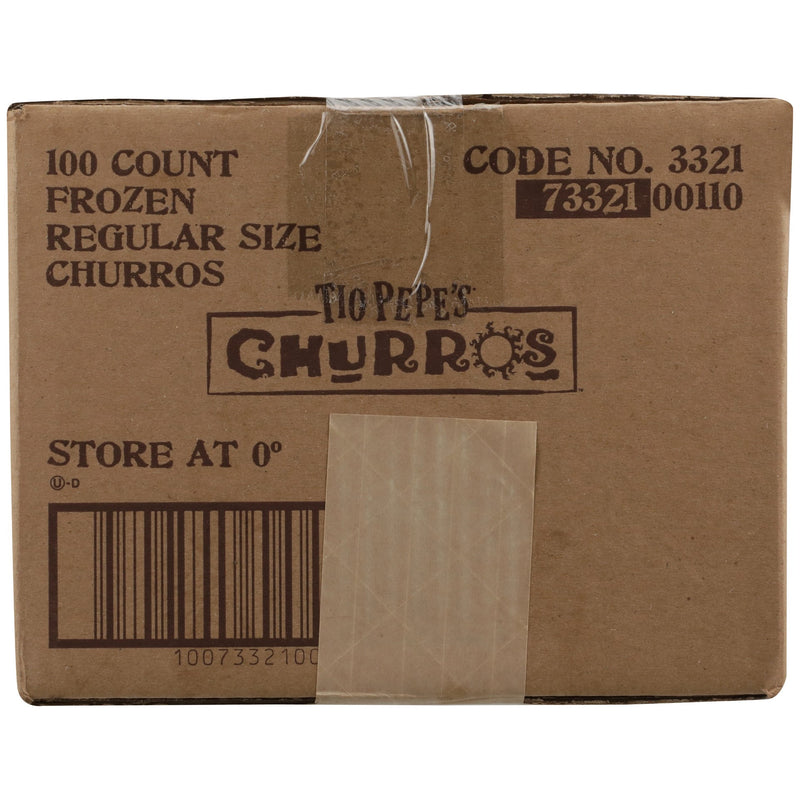 Tio Pepe's 10" Churros- 100 Per Case.