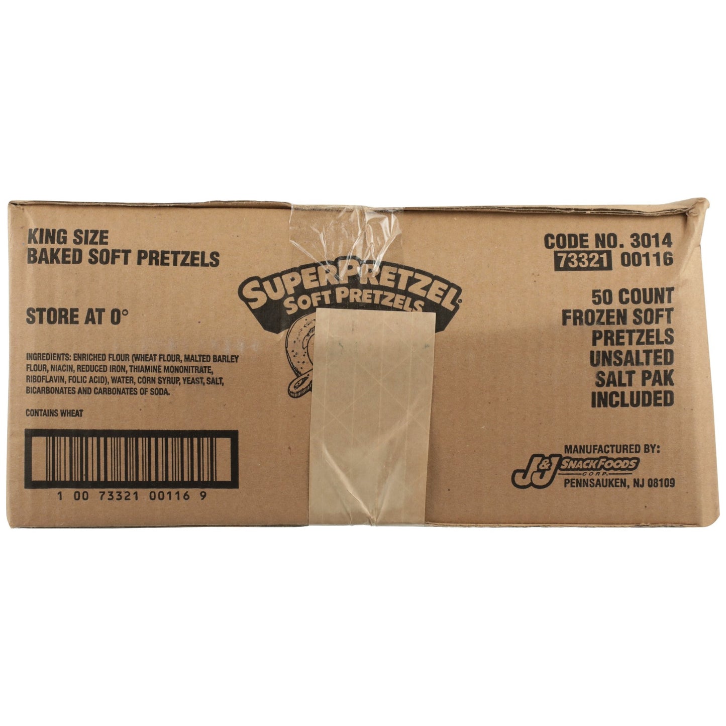 Superpretzel King Baked Pretzel 5 Ounce Size - 50 Per Case.