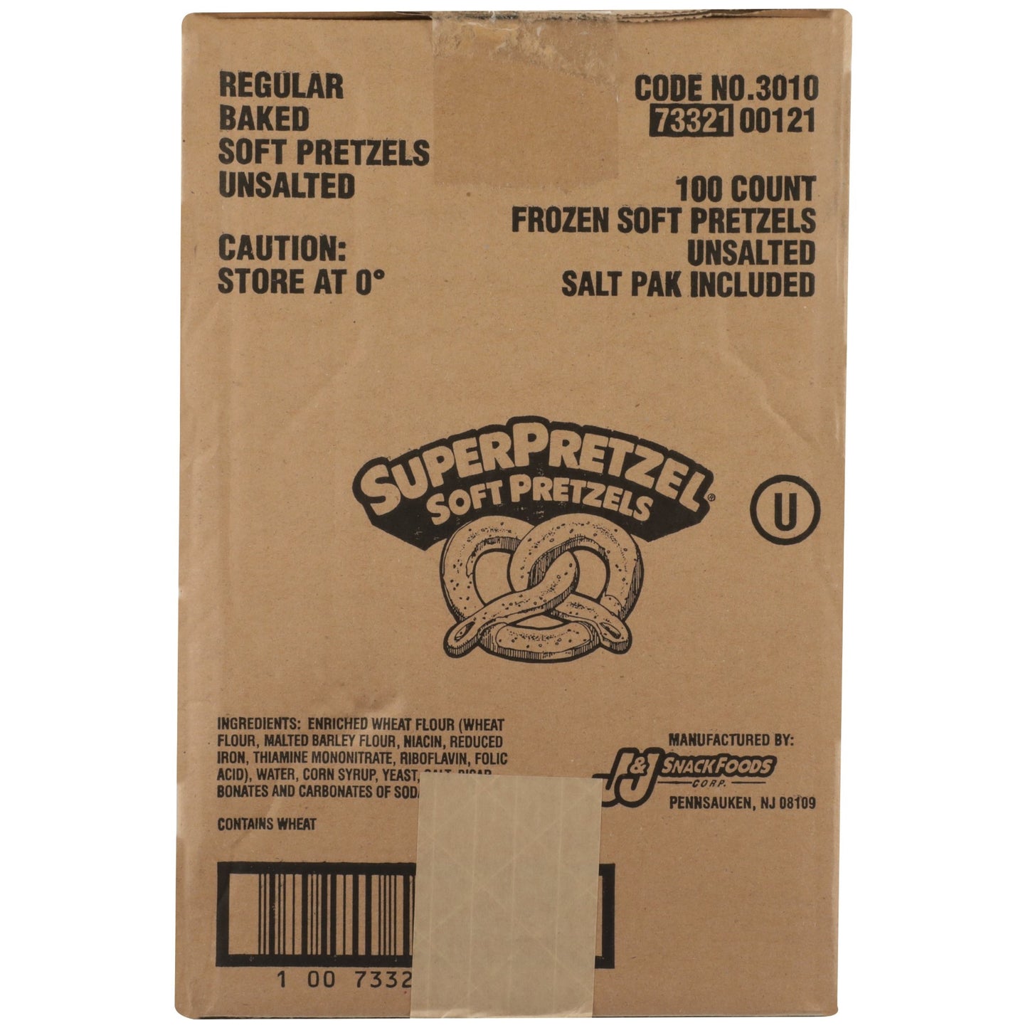 Superpretzel Baked Pretzel 2.5 Ounce Size - 100 Per Case.