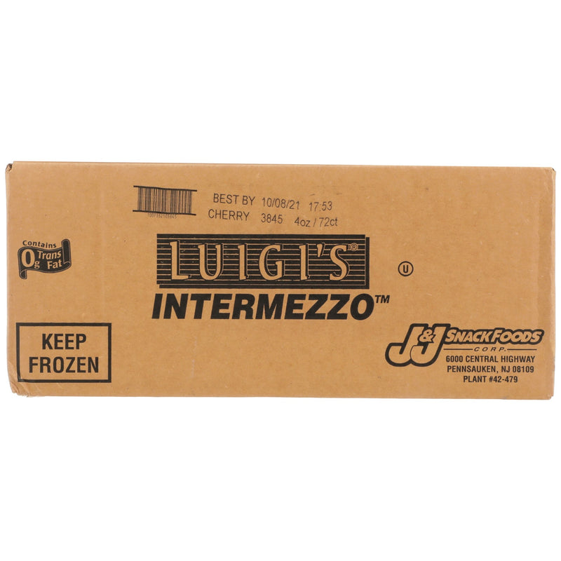 Luigi Cherry Intermezzo 4 Ounce Size - 72 Per Case.