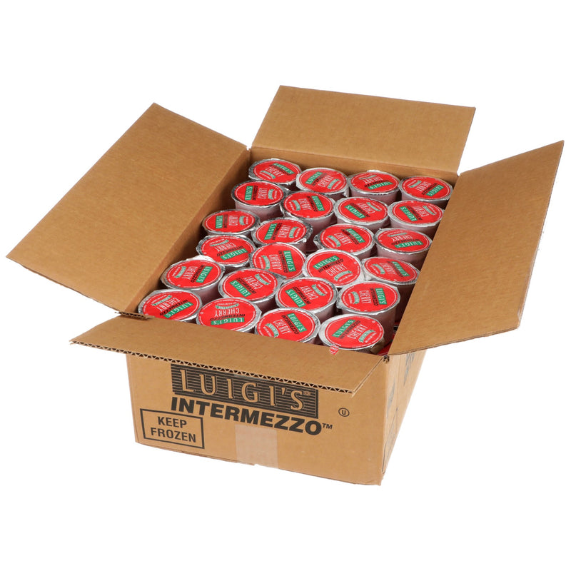 Luigi Cherry Intermezzo 4 Ounce Size - 72 Per Case.