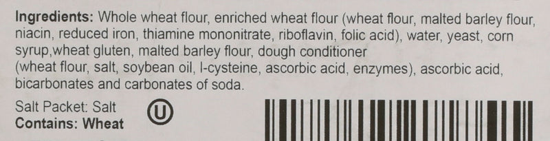Superpretzel 51% Whole Grain No Salt Pretzel 1 Ounce Size - 200 Per Case.