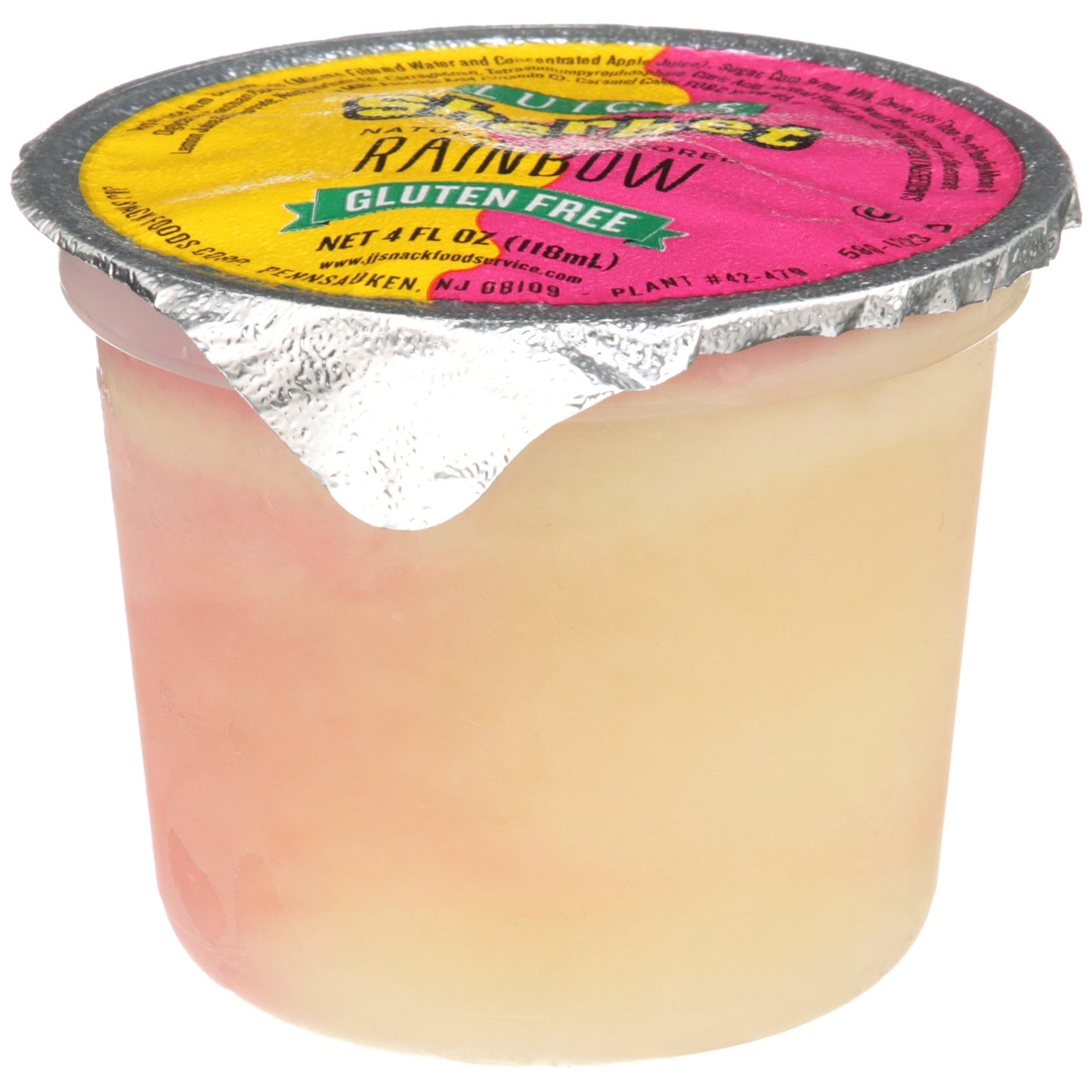 Luigi Rainbow Sherbet Cups 4 Fluid Ounce - 96 Per Case.