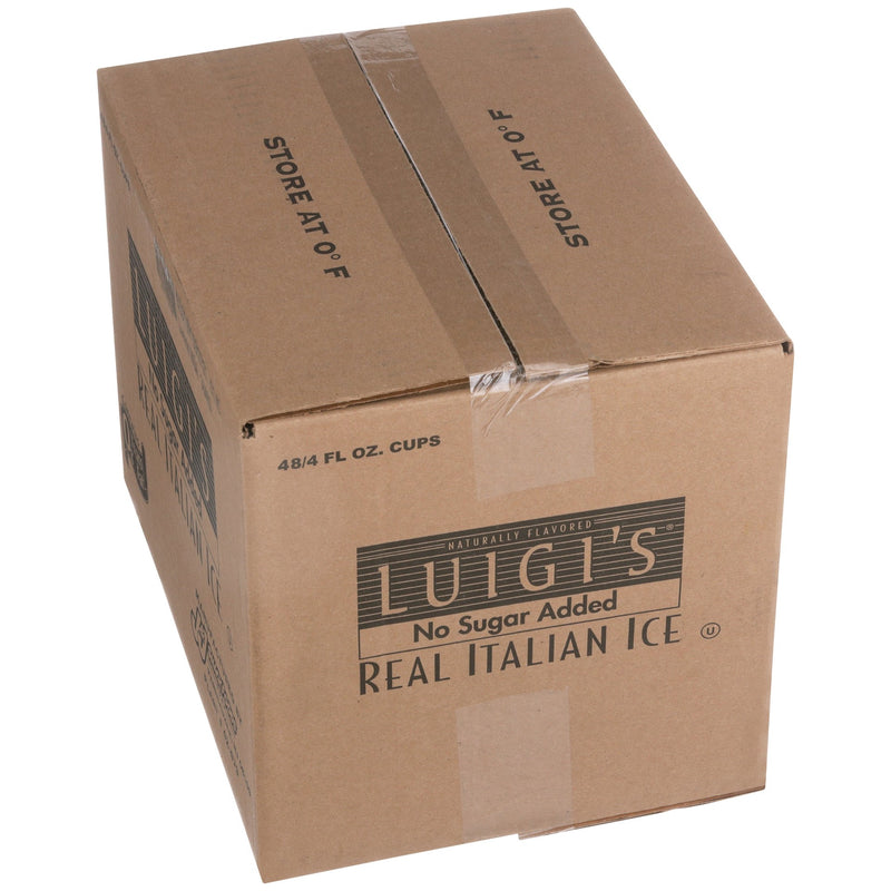 Luigi Lemon Italian Ice 4 Fluid Ounce - 48 Per Case.