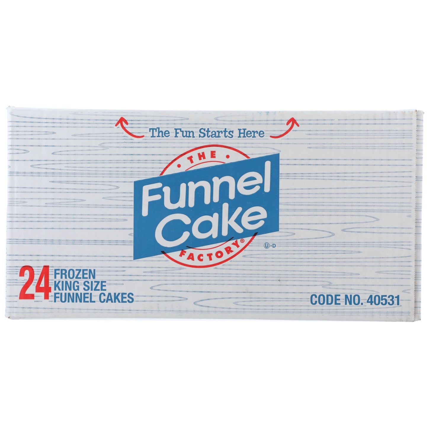 Funnel Cake Factory Frozen Funnel Cake 8.5 In - 24 Per Case.