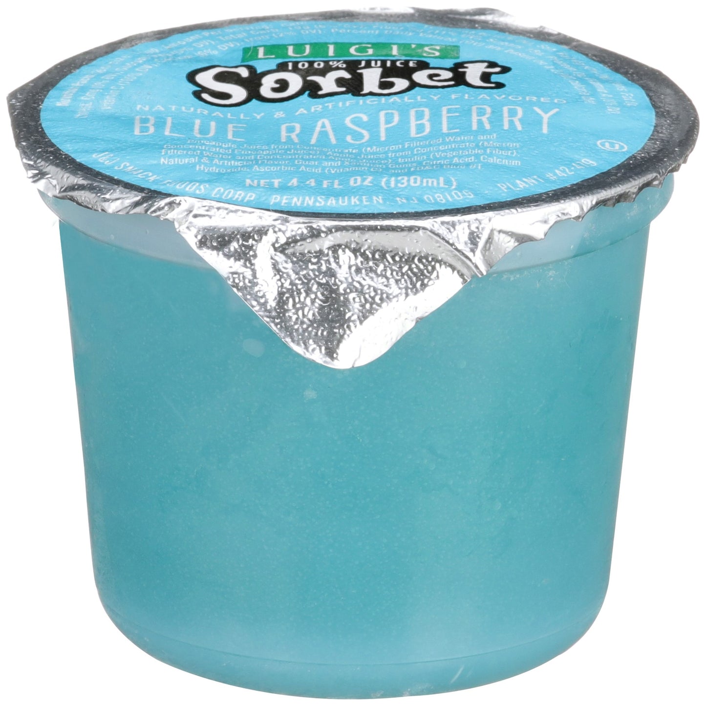 Luigi Blue Raspberry Sorbet Cup, 4.4 Fluid Ounce - 96 Per Case.