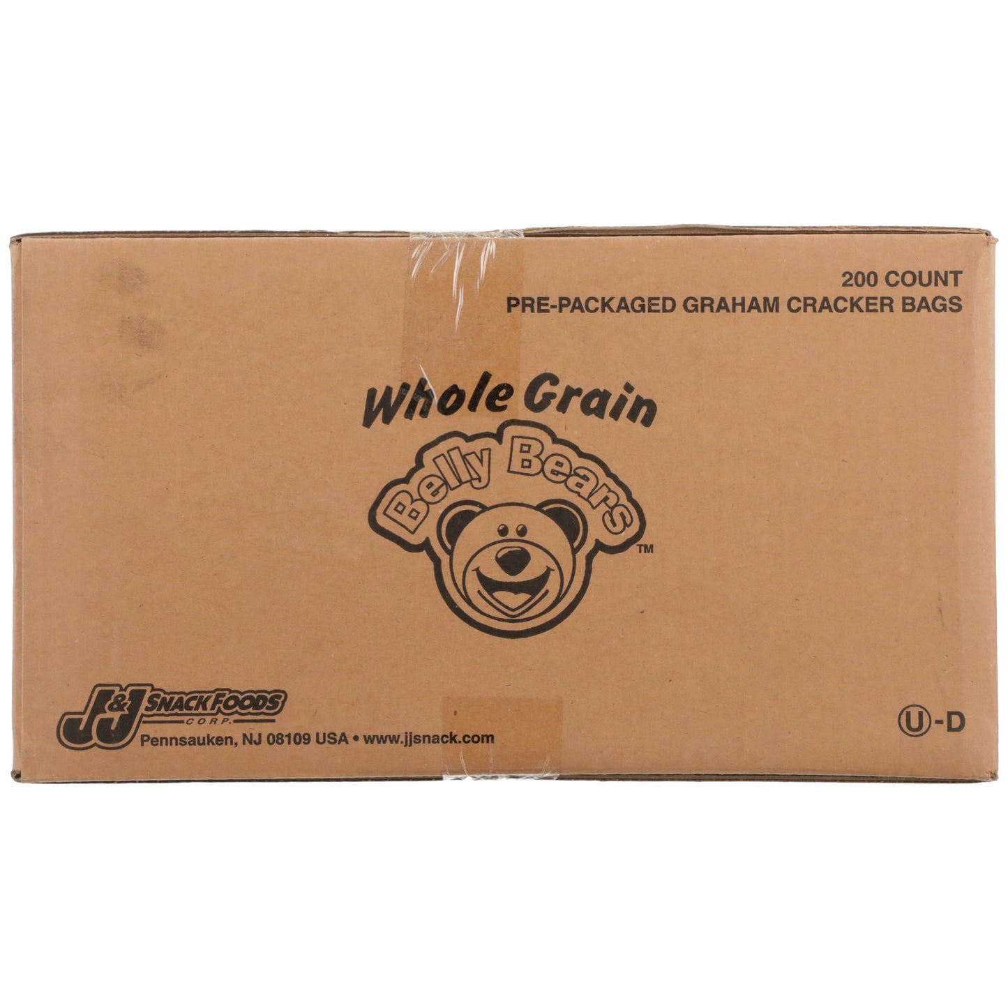 Readi-Bake 51% Whole Grain Cinnamon Belly Bears 1 Ounce Size - 200 Per Case.