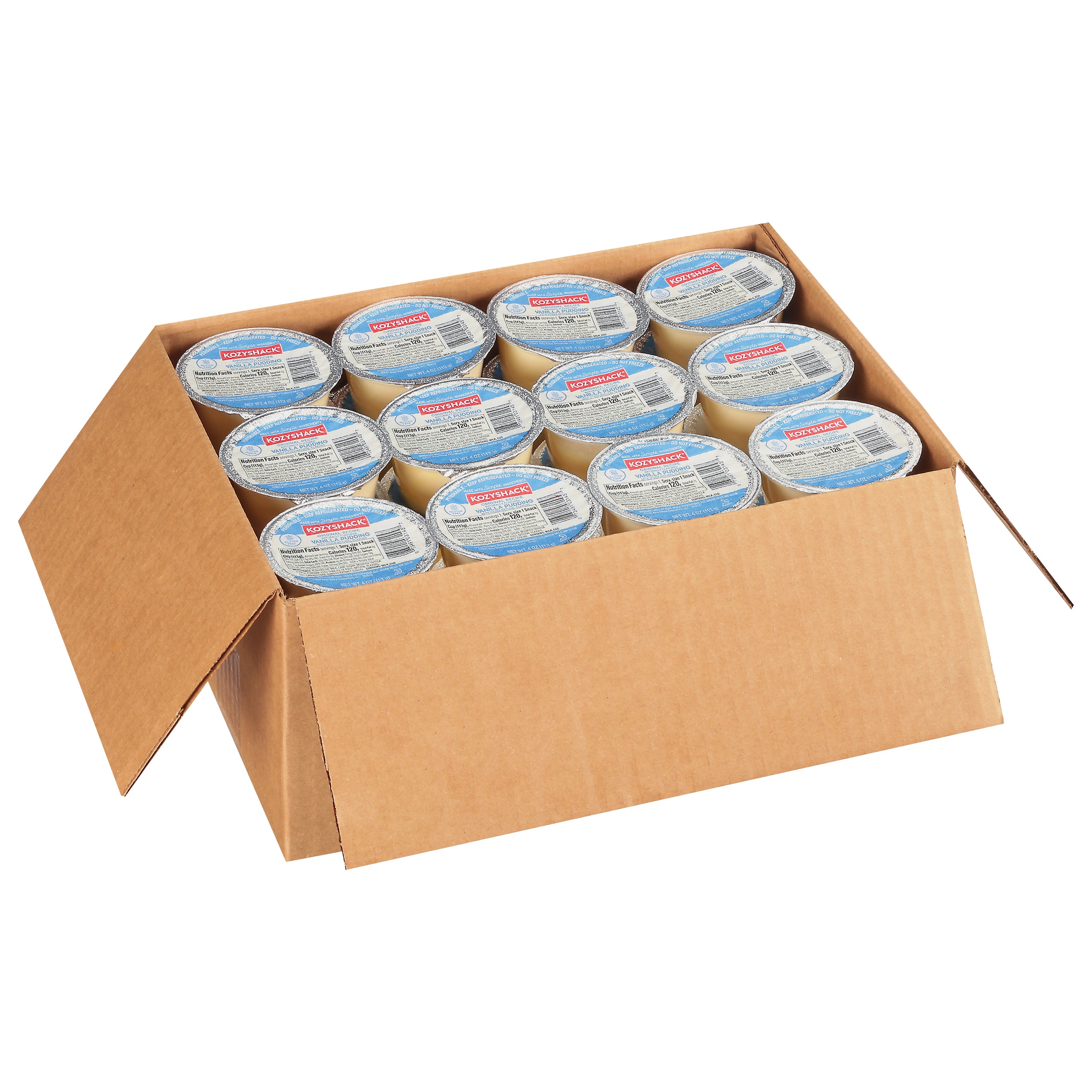 Kozy Shack® Vanilla Pudding 4 Ounce Size - 48 Per Case. – WebFoodStore