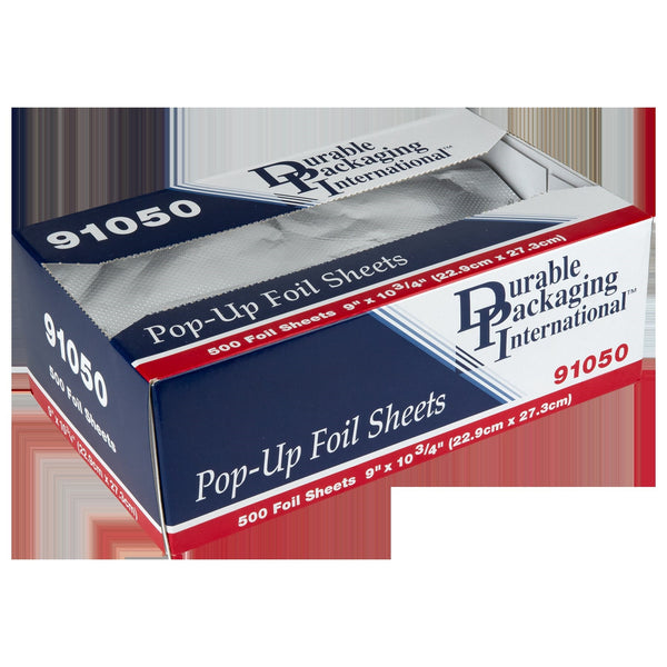 Durable Packaging 9" 4" Foil Sheets 500 Each - 6 Per Case.