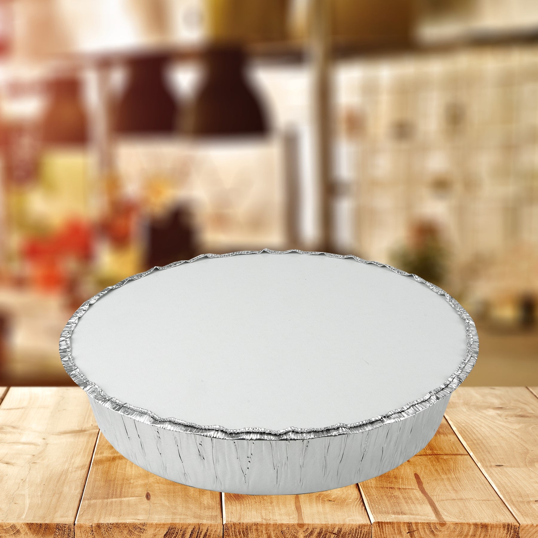Durable Packaging 9" Round Container With Board Lid 250 Each - 1 Per Case.